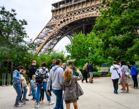 Visiteurs de la tour Eiffel
