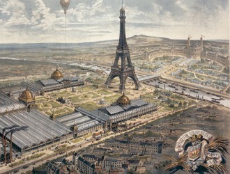 Dessin de l'exposition universelle de 1889
