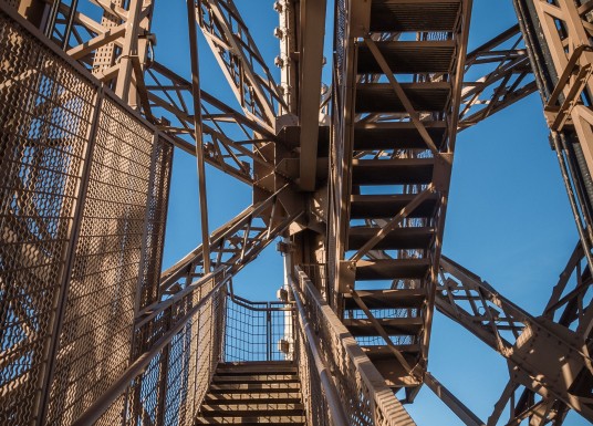 Escaliers vus de l'intérieur