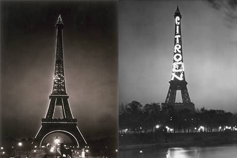 Illumination Citroën et horloge