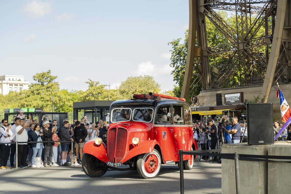 Cérémonie sur le parvis pour les 80 ans de la Libération de Paris