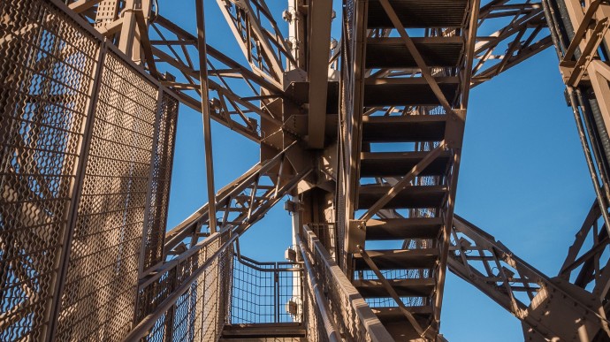 Vue intérieur escaliers